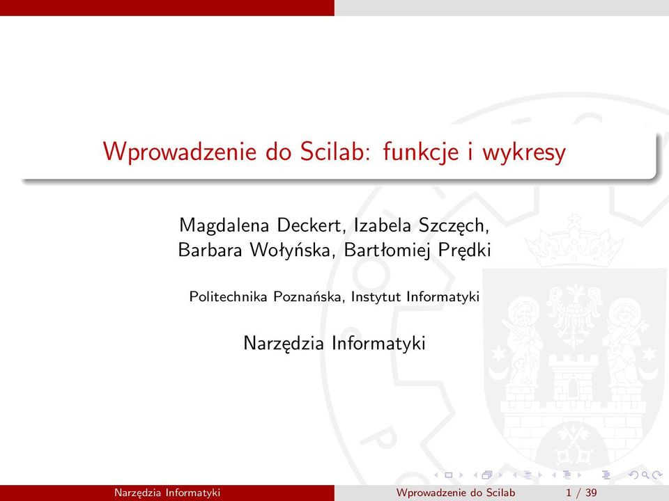 Prędki Politechnika Poznańska, Instytut Informatyki