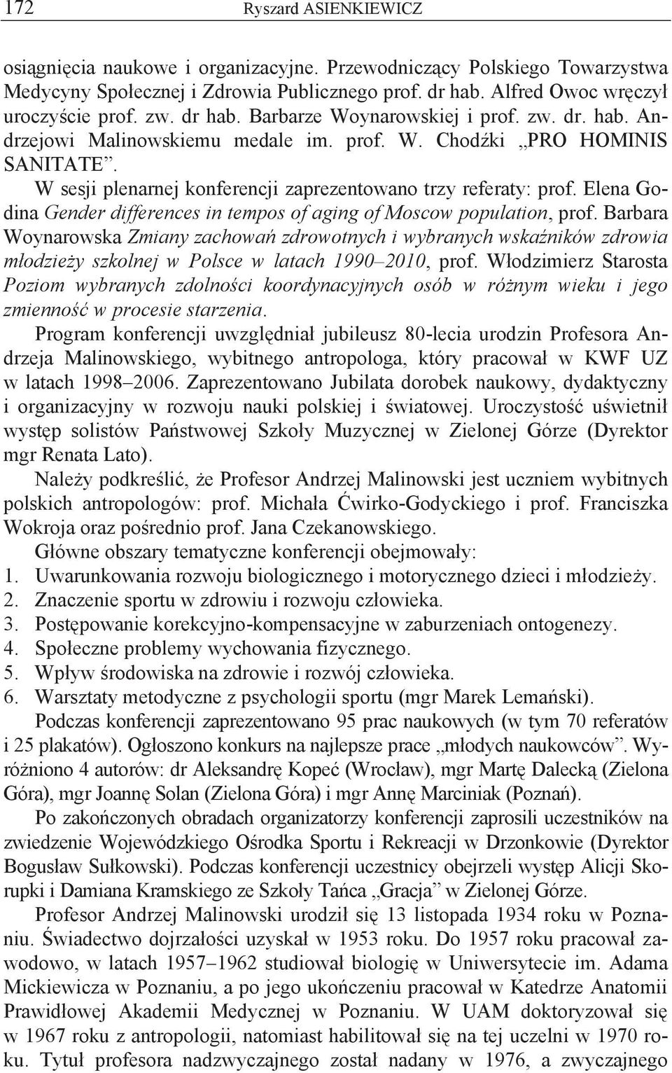 Elena Godina Gender differences in tempos of aging of Moscow population, prof.