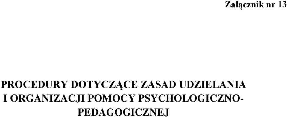 POMOCY PSYCHOLOGICZNO-