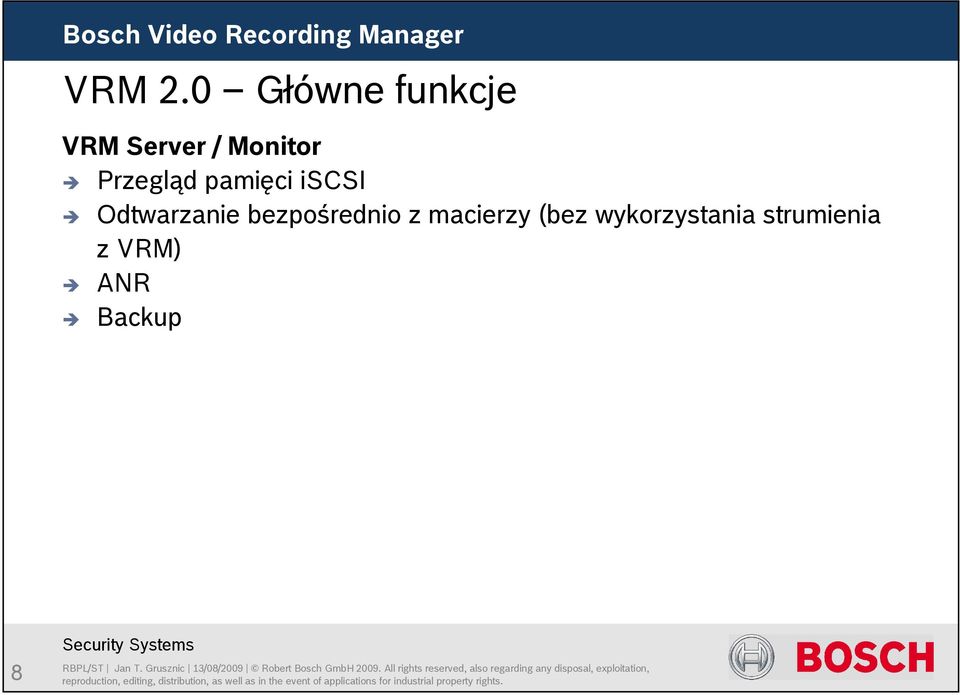 Przegląd pamięci iscsi Odtwarzanie