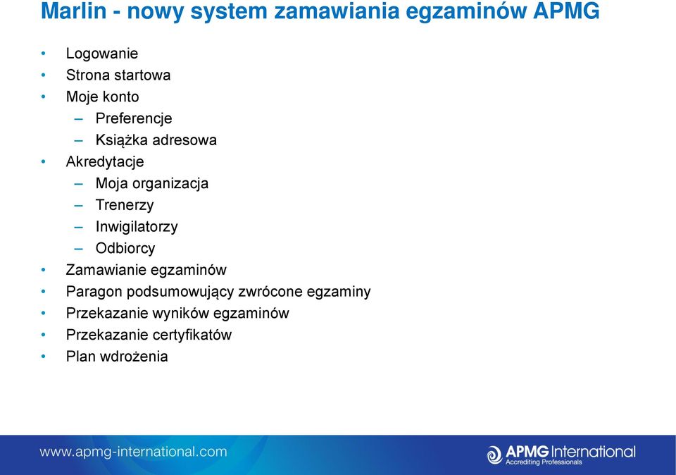 Trenerzy Inwigilatorzy Odbiorcy Zamawianie egzaminów Paragon podsumowujący