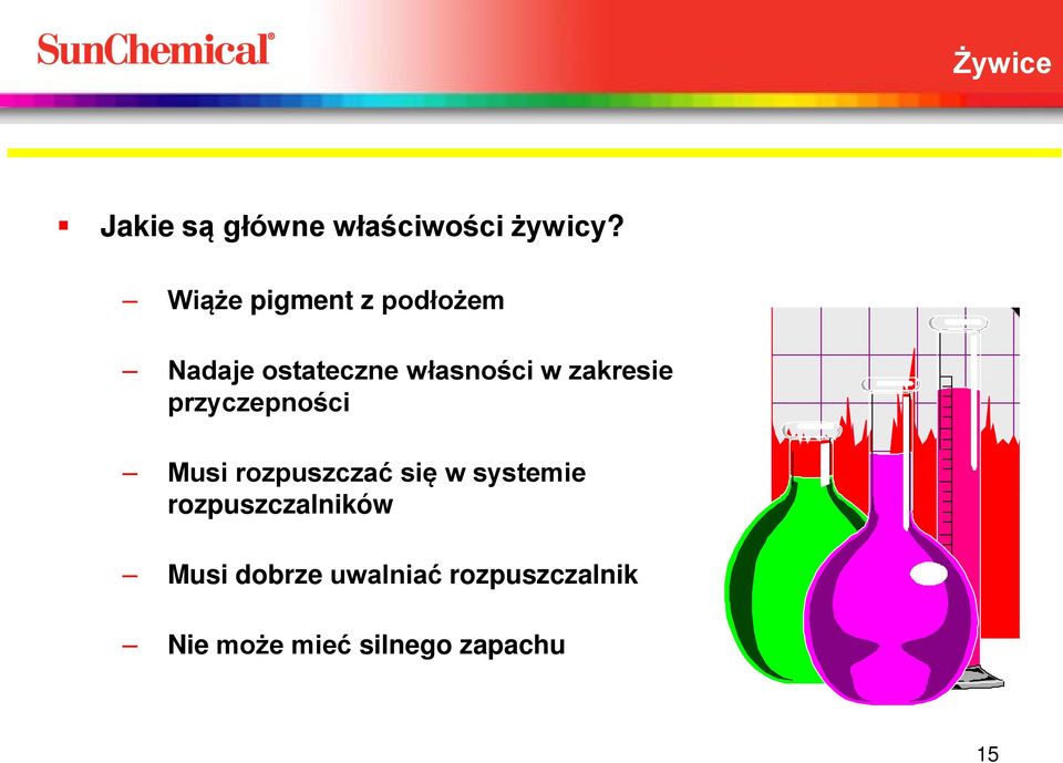 zakresie przyczepności Musi rozpuszczać się w systemie