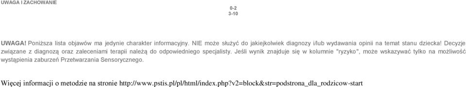 Decyzje związane z diagnozą oraz zaleceniami terapii należą do odpowiedniego specjalisty.