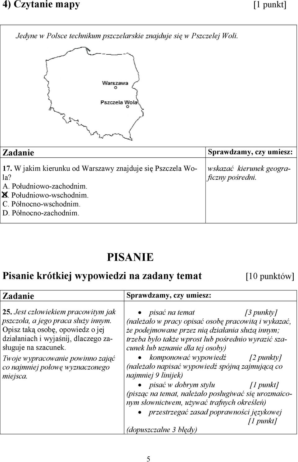 Jest człowiekiem pracowitym jak pszczoła, a jego praca służy innym. Opisz taką osobę, opowiedz o jej działaniach i wyjaśnij, dlaczego zasługuje na szacunek.