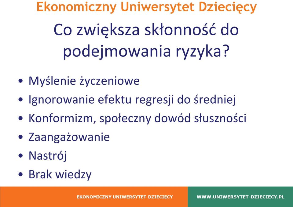 regresji do średniej Konformizm, społeczny