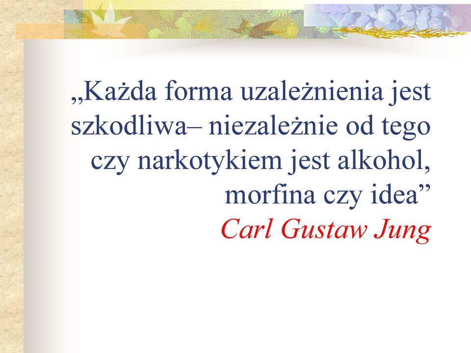 czy narkotykiem jest alkohol,