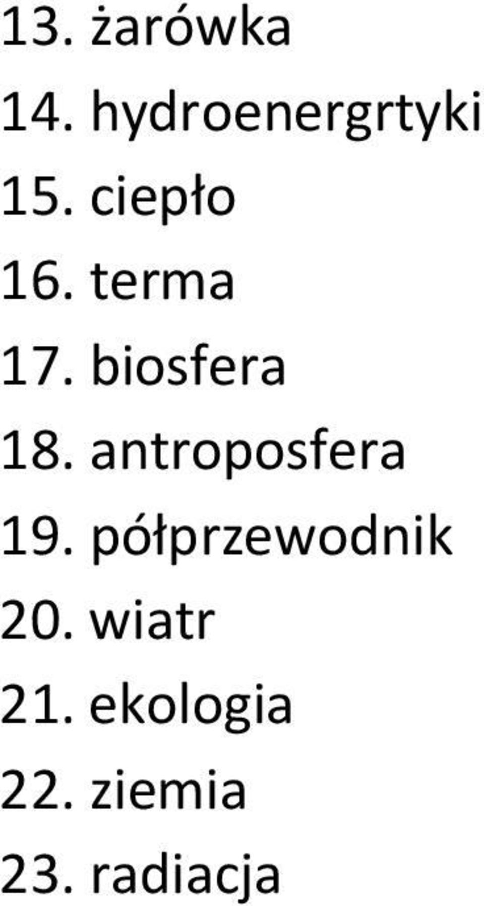 antroposfera 19. półprzewodnik 20.