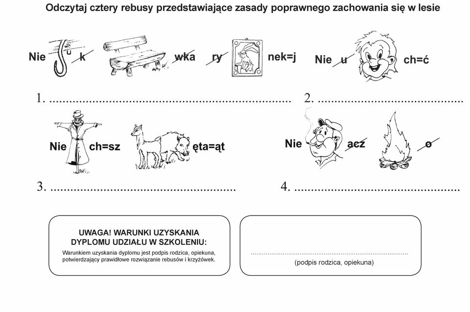 WARUNKI UZYSKANIA DYPLOMU UDZIAŁU W SZKOLENIU: Warunkiem uzyskania