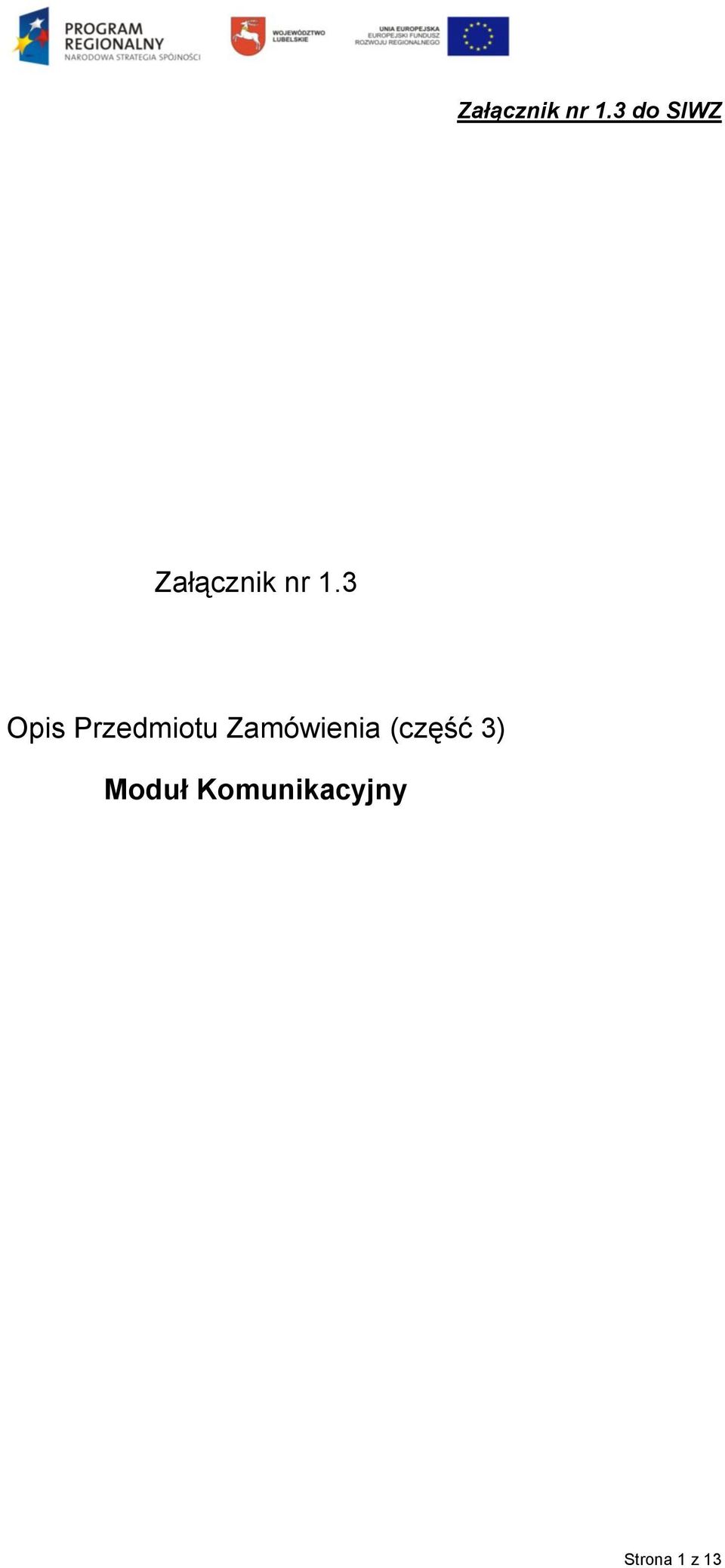 Zamówienia (część 3) Moduł