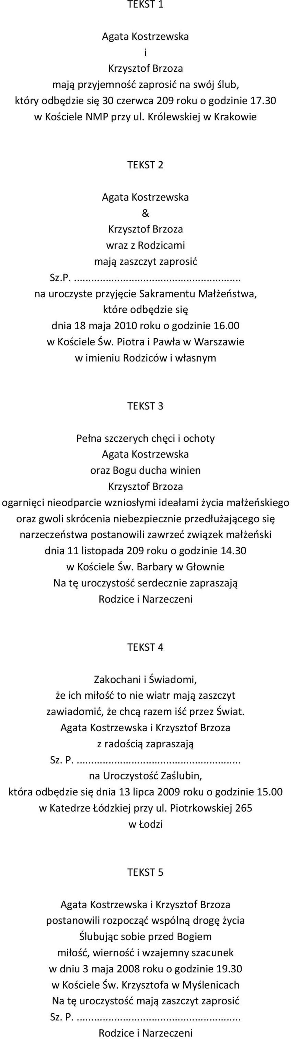 00 w Kościele Św.