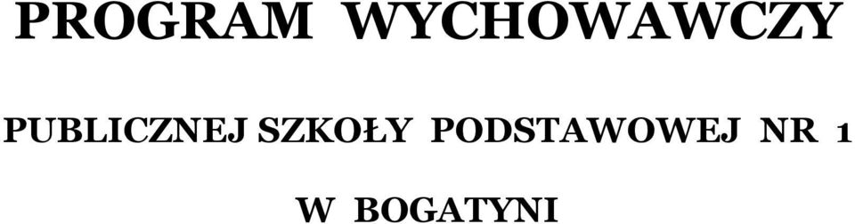 PUBLICZNEJ