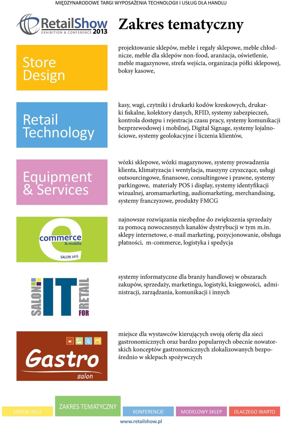 dostępu i rejestracja czasu pracy, systemy komunikacji bezprzewodowej i mobilnej, Digital Signage, systemy lojalnościowe, systemy geolokacyjne i liczenia klientów, wózki sklepowe, wózki magazynowe,