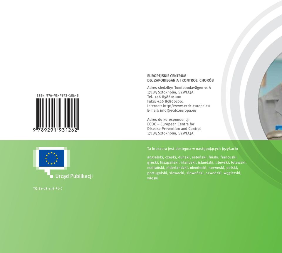 eu E-mail: info@ecdc.europa.