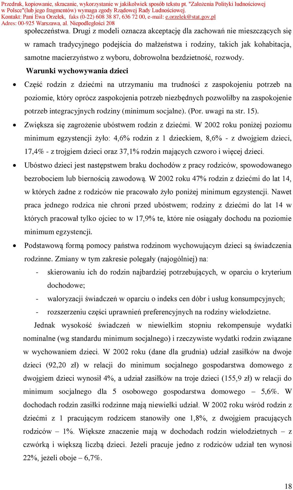 bezdzietność, rozwody.