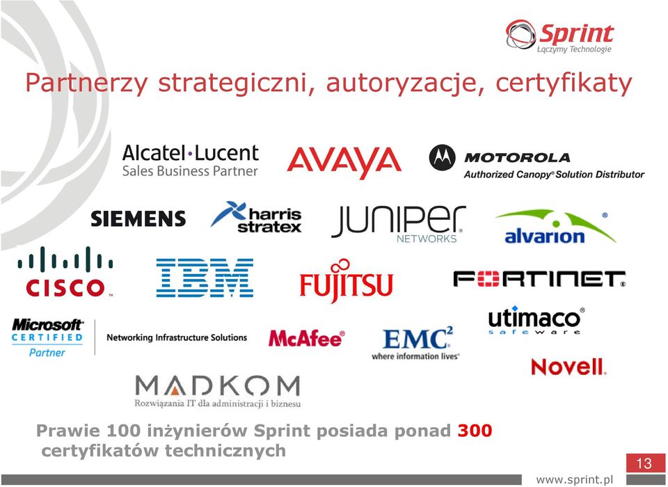 Prawie 100 inżynierów Sprint