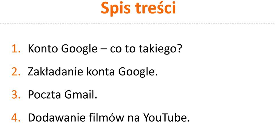 Zakładanie konta Google. 3.