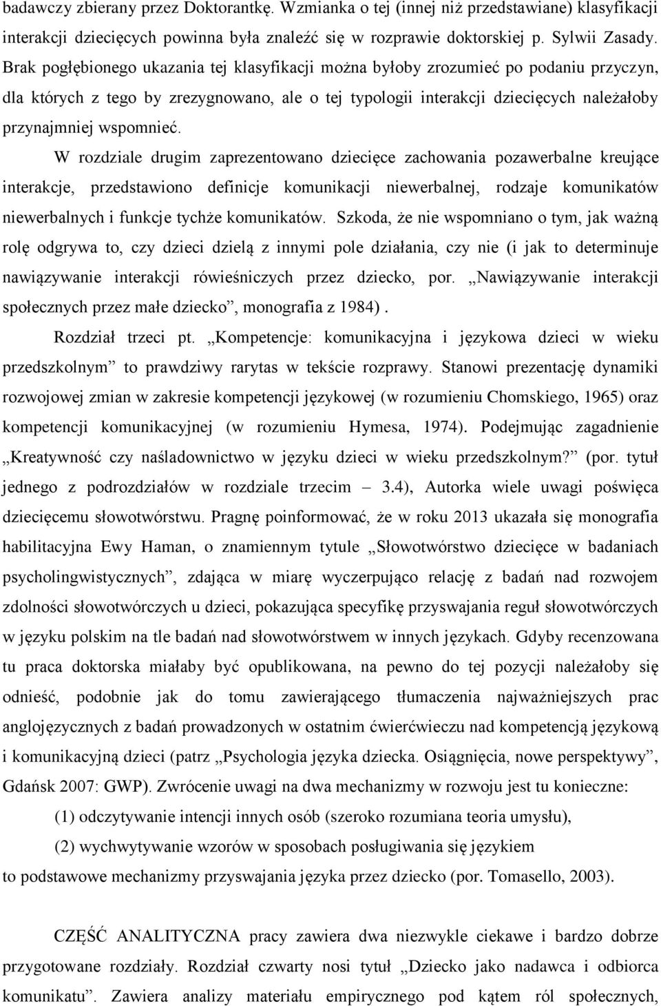 wspomnieć.