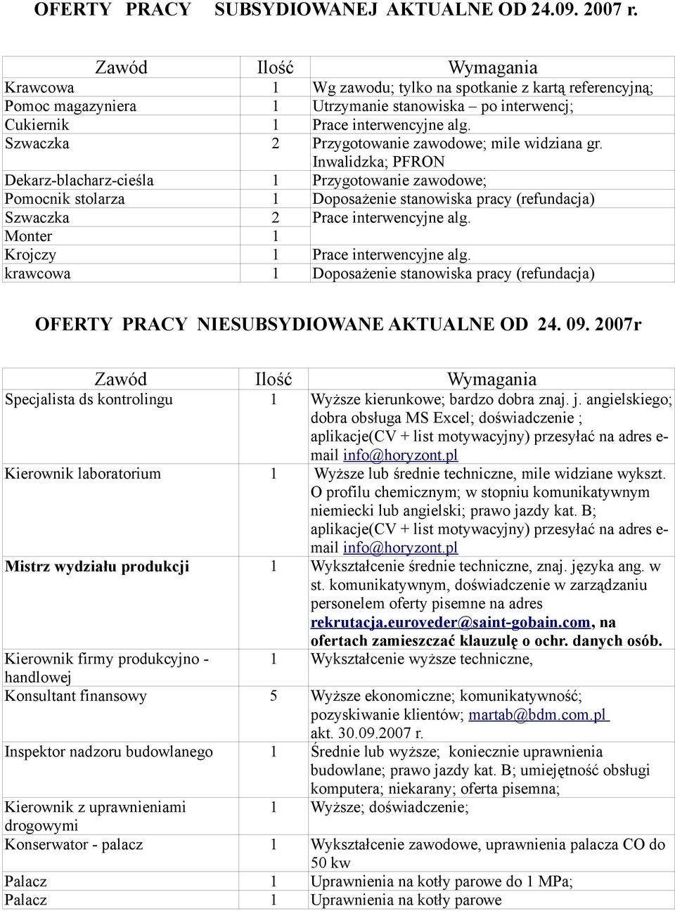 Szwaczka Przygotowanie zawodowe; mile widziana gr.