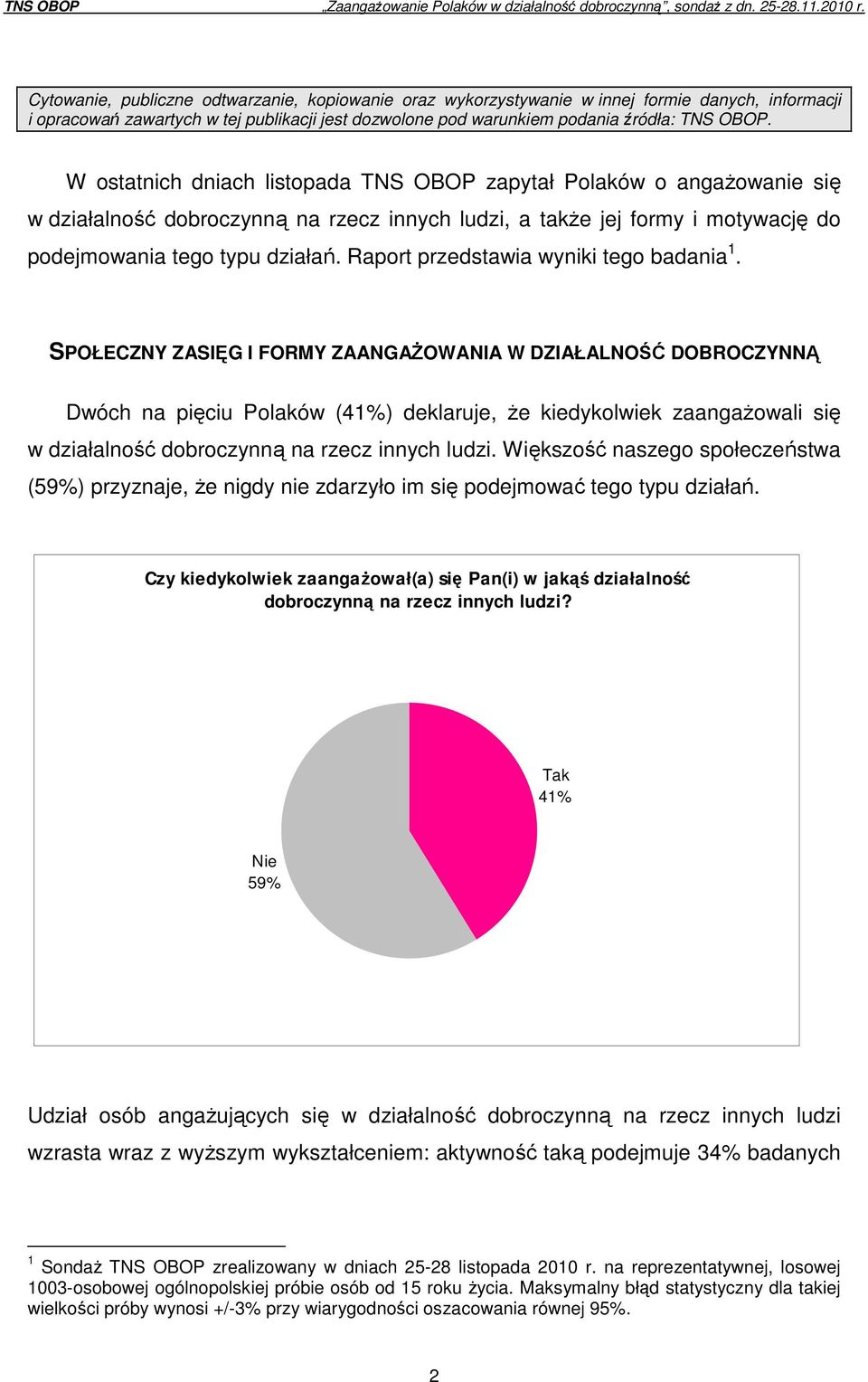 Raport przedstawia wyniki tego badania 1.