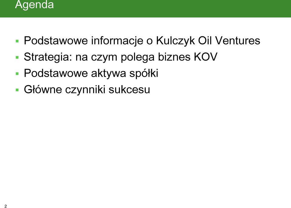 czym polega biznes KOV Podstawowe