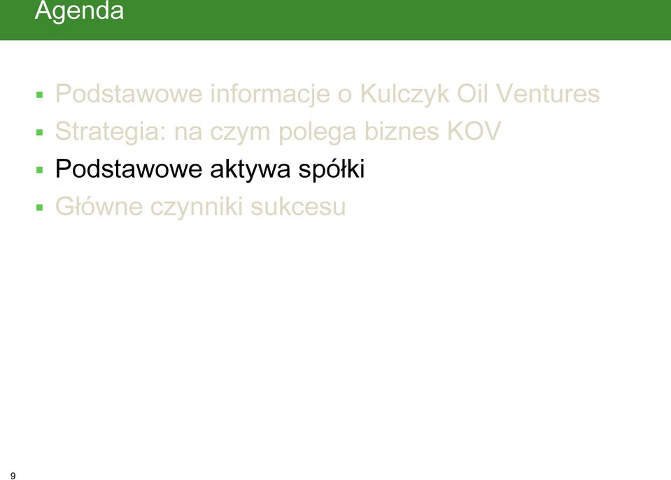 czym polega biznes KOV Podstawowe
