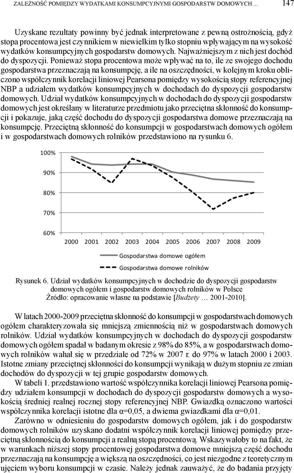 gospodarstw domowych. Najważniejszym z nich jest dochód do dyspozycji.