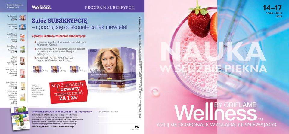Multiwitaminy i minerały WellnessKids dla dzieci suplement diety 22465 Product Guide Your complete guide to all Wellness by Oriflame products.