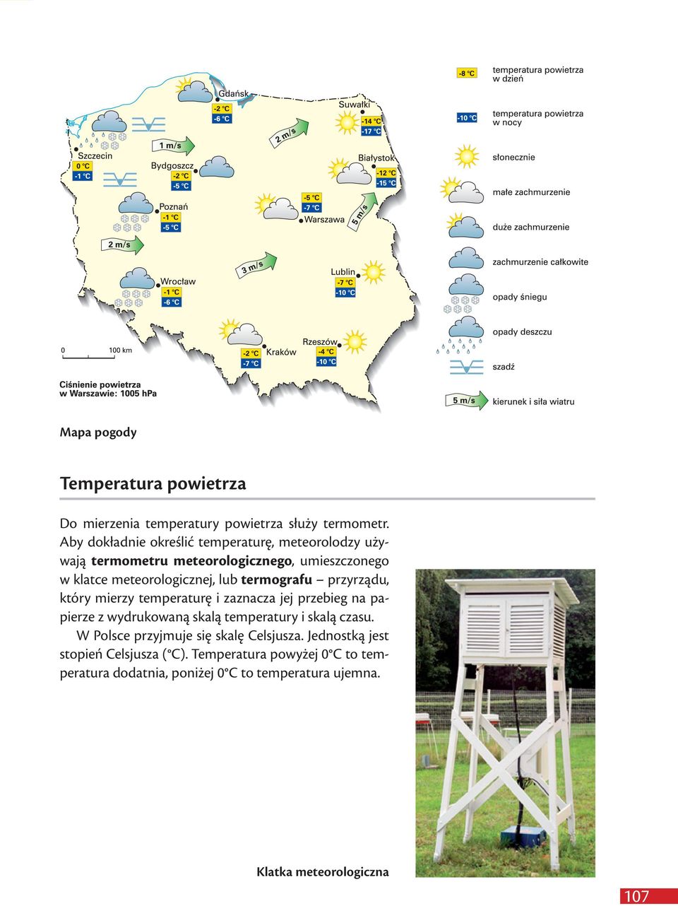 termografu przyrządu, który mierzy temperaturę i zaznacza jej przebieg na papierze z wydrukowaną skalą temperatury i skalą czasu.