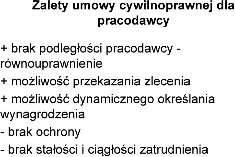 przekazania zlecenia + możliwość dynamicznego określania