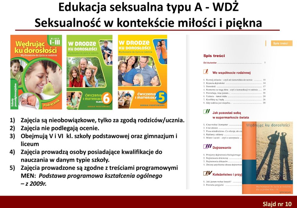 szkoły podstawowej oraz gimnazjum i liceum 4) Zajęcia prowadzą osoby posiadające kwalifikacje do nauczania w