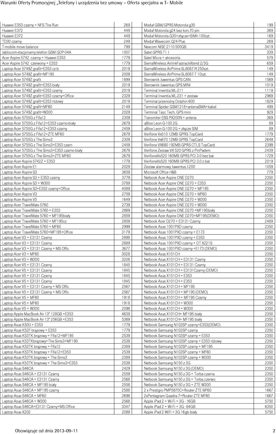 E353 1779 Satel Micra + akcesoria 579 Acer Aspire 5742 czerwony + E353 1779 SierraWireless AirlinkFastrackXtend 2/3G 659 Laptop Acer 5749Z grafit+e353 cz-b 2019 SierraWireless AirPrime SL6087-R
