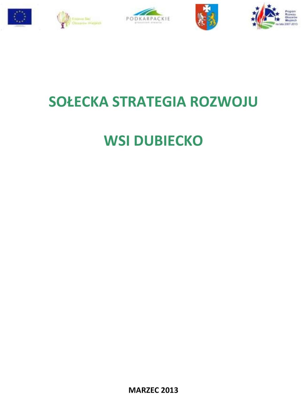 ROZWOJU WSI