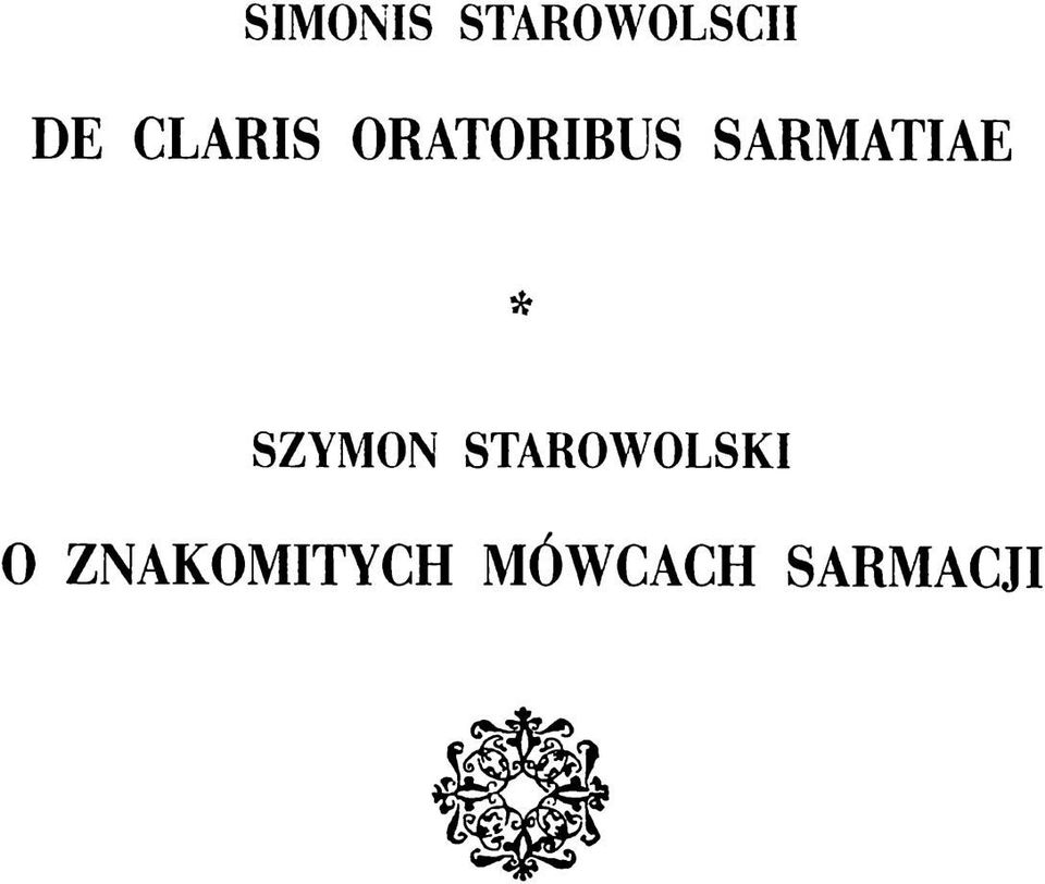 SARMATIAE * SZYMON