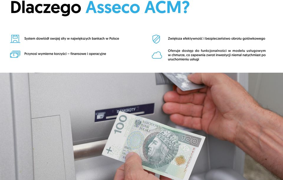 bezpieczeństwo obrotu gotówkowego Przynosi wymierne korzyści finansowe i