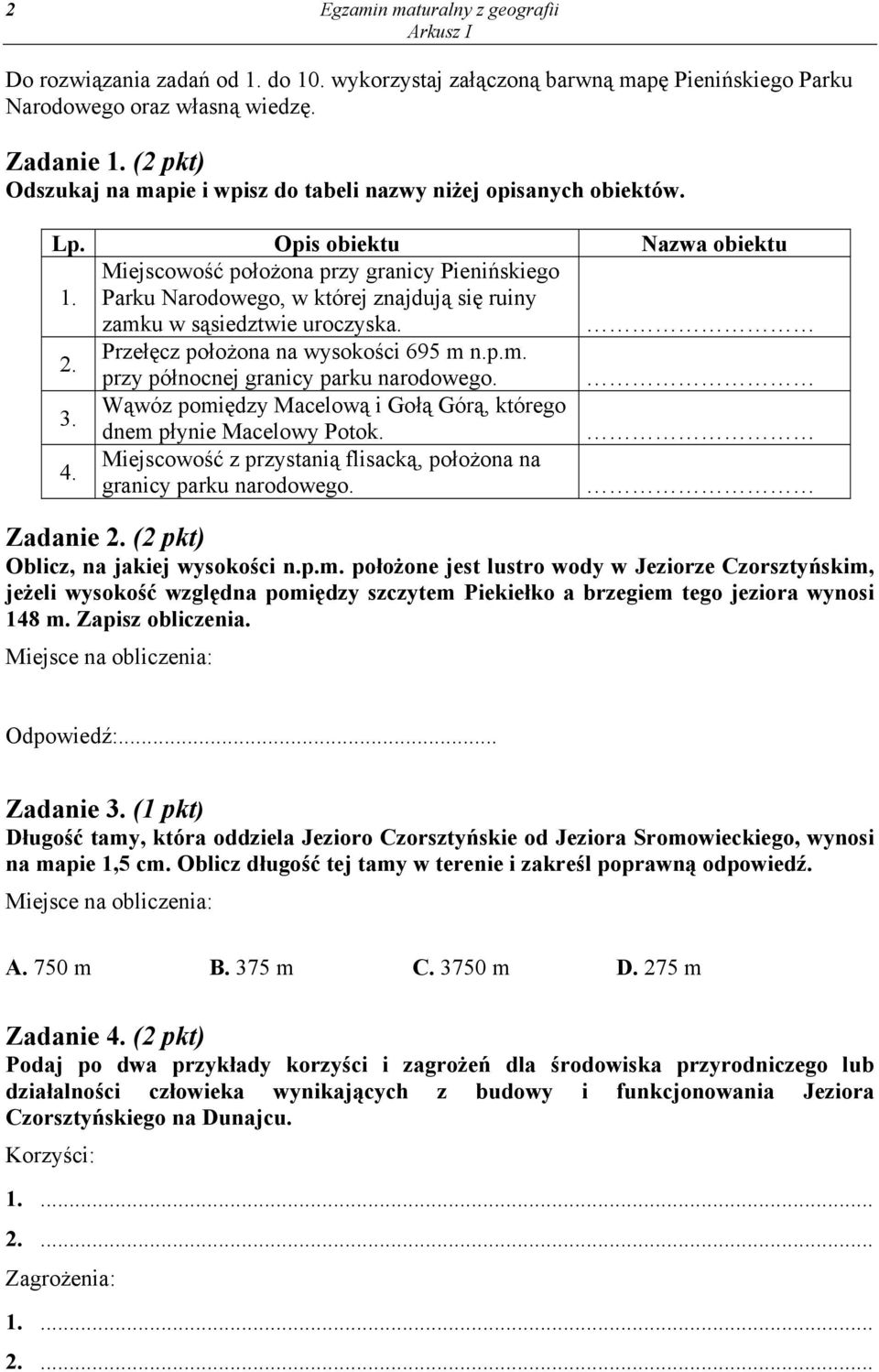 Miejscowość położona przy granicy Pienińskiego Parku Narodowego, w której znajdują się ruiny zamku w sąsiedztwie uroczyska. 2. Przełęcz położona na wysokości 695 m n.p.m. przy północnej granicy parku narodowego.