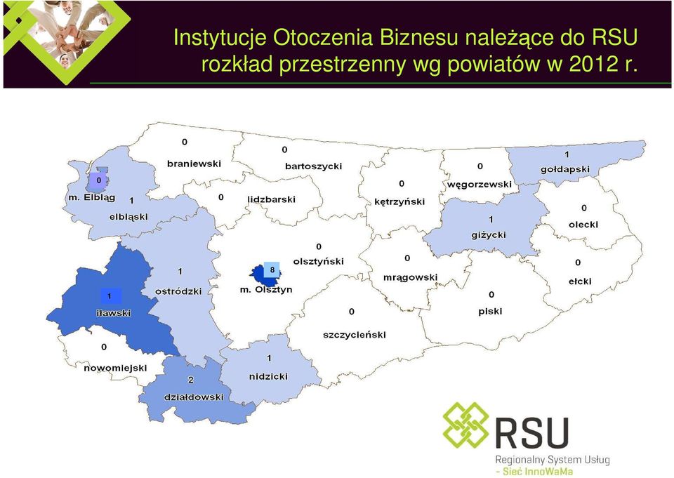 rozkład przestrzenny wg