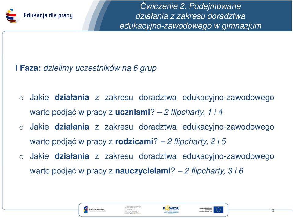 Jakie działania z zakresu doradztwa edukacyjno-zawodowego warto podjąć w pracy z uczniami?