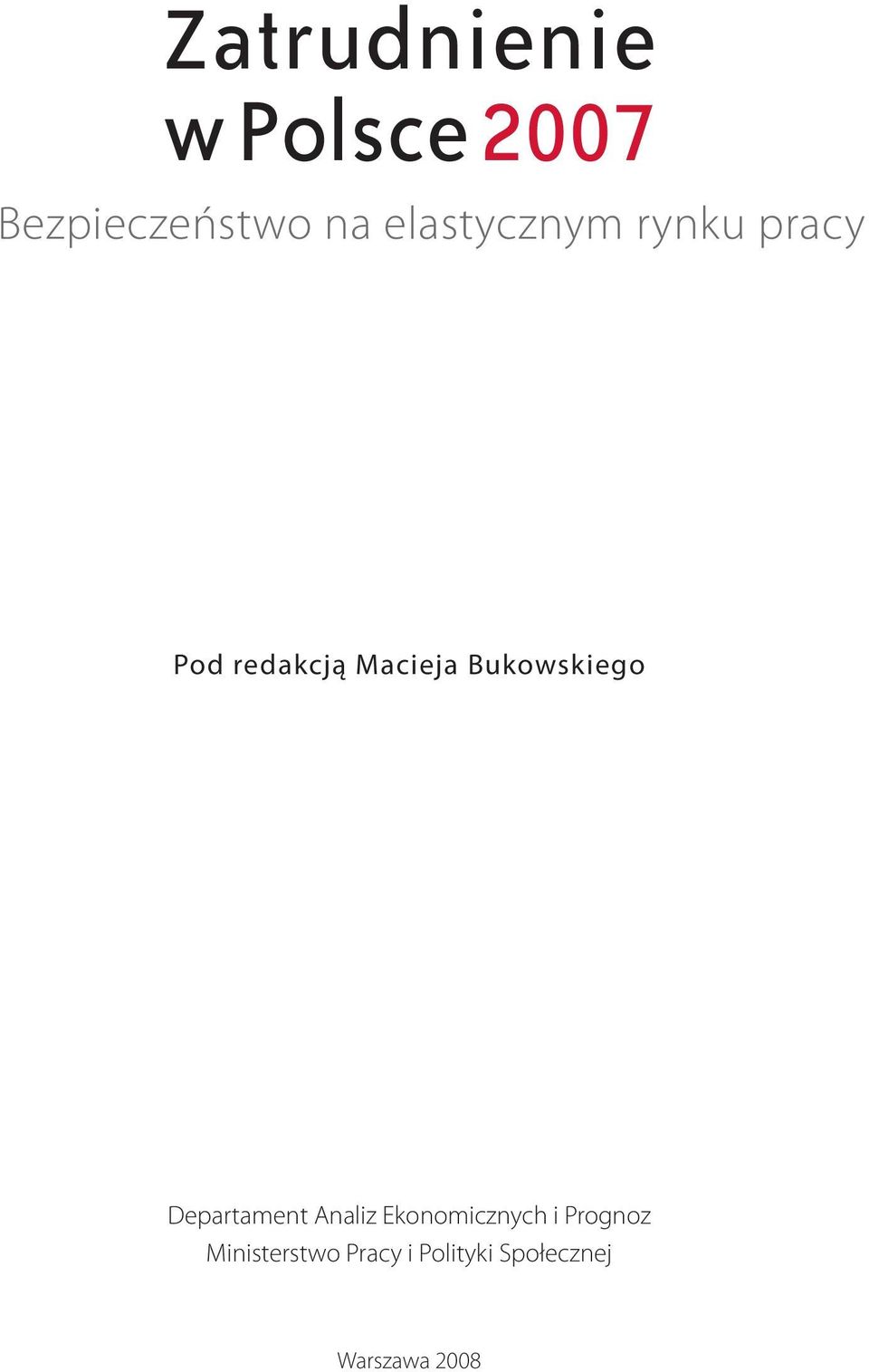 Bukowskiego Departament Analiz Ekonomicznych i