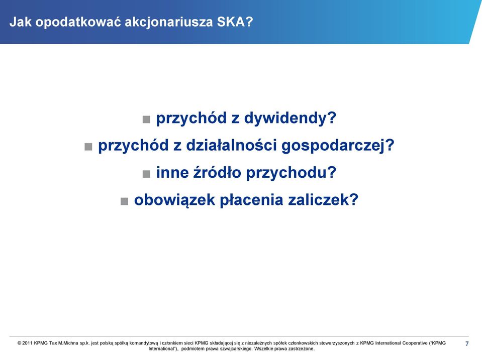 przychód z działalności gospodarczej?