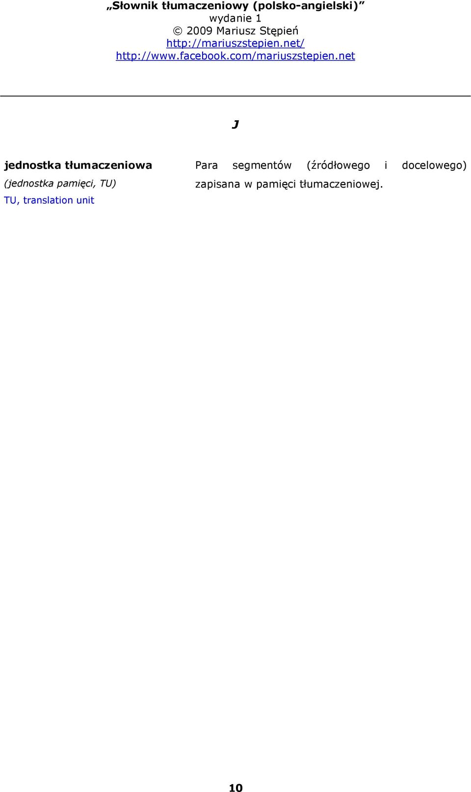 Para segmentów (źródłowego i