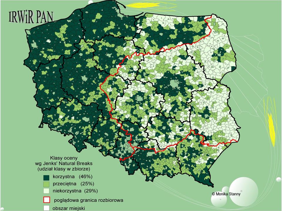 przeciętna (25%) niekorzystna (29%)