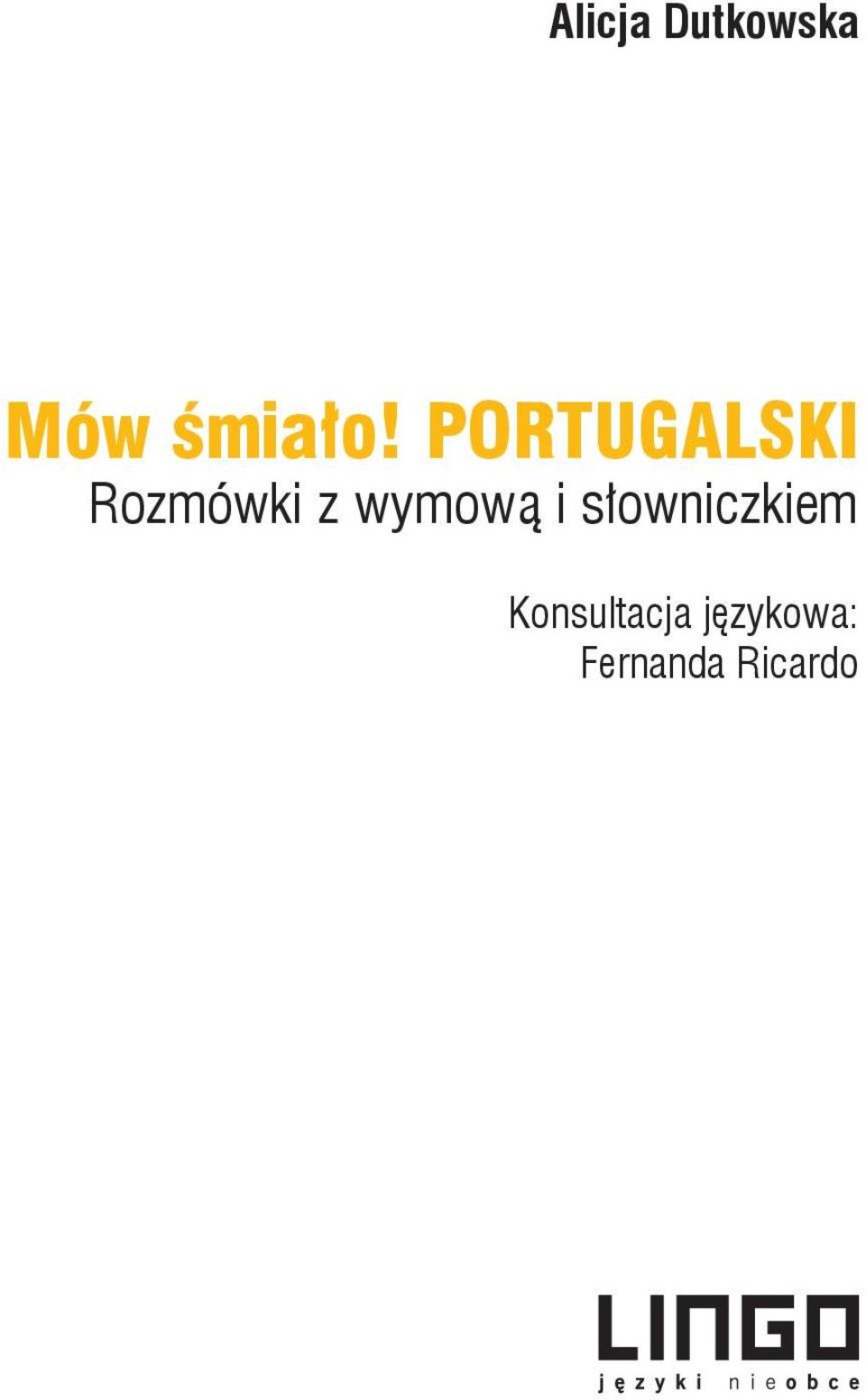 wymową i słowniczkiem