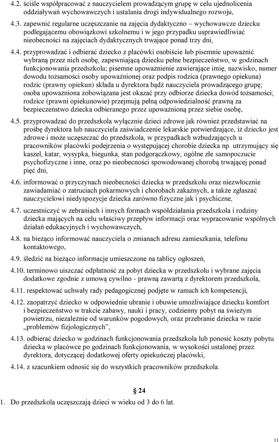 ponad trzy dni, 4.