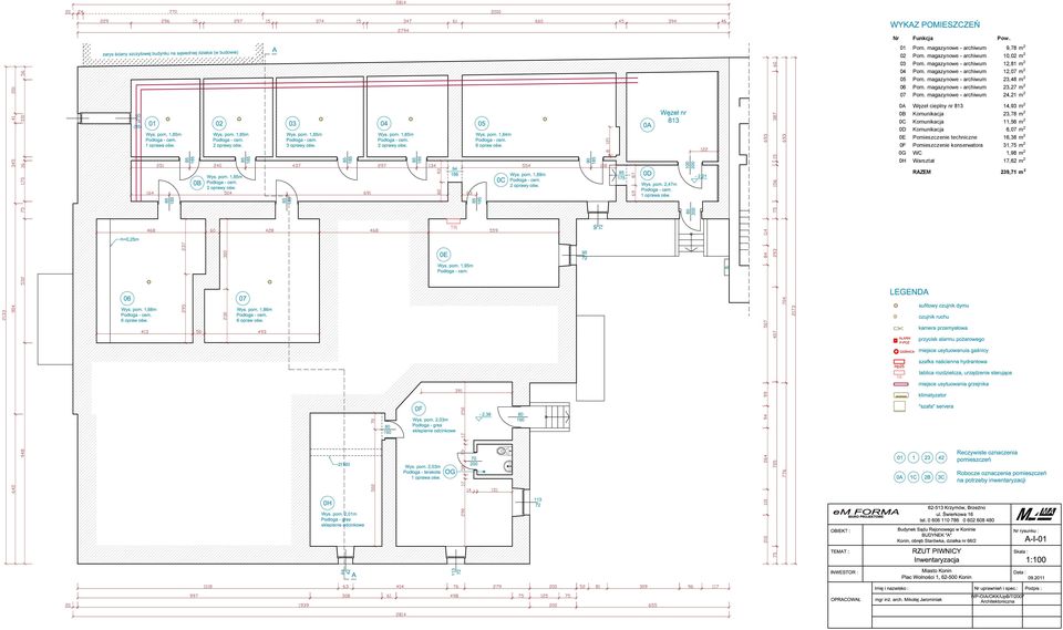 magazynowe - archiwum 23,27 m 2 07 Pom.