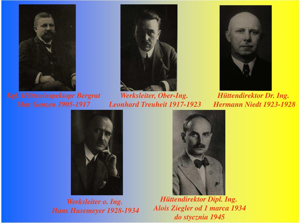 Hermann Niedt 1923-1928 Werksleiter o. Ing.