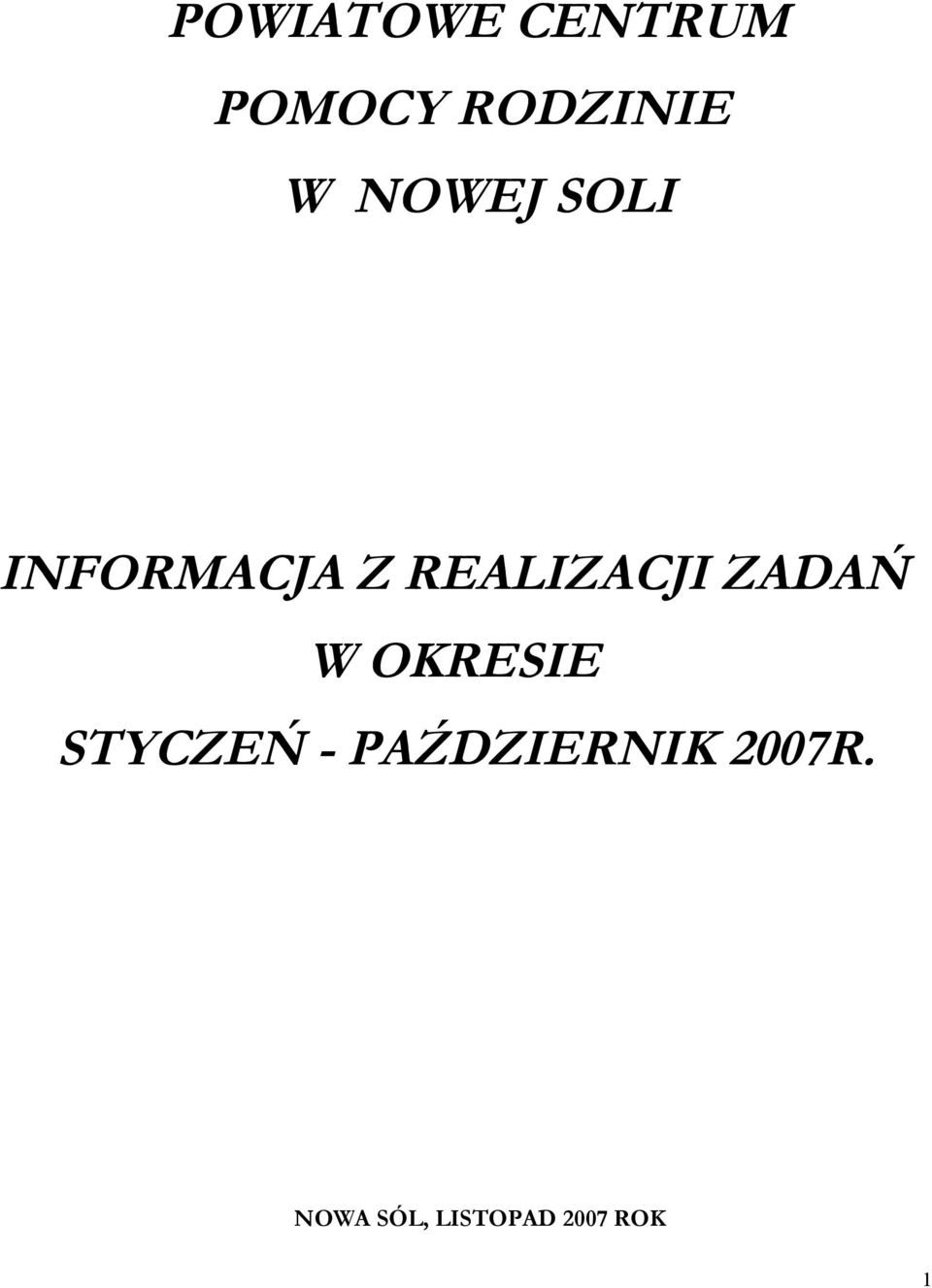 ZADAŃ W OKRESIE STYCZEŃ -