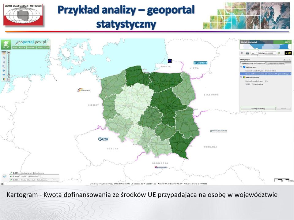 środków UE