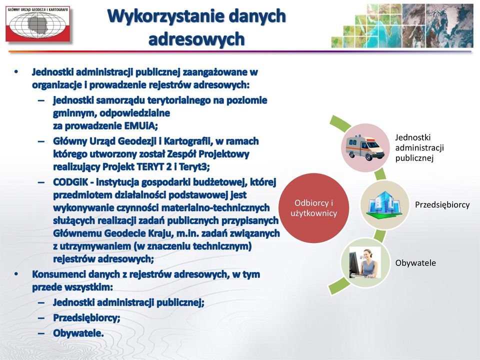 publicznej Odbiorcy