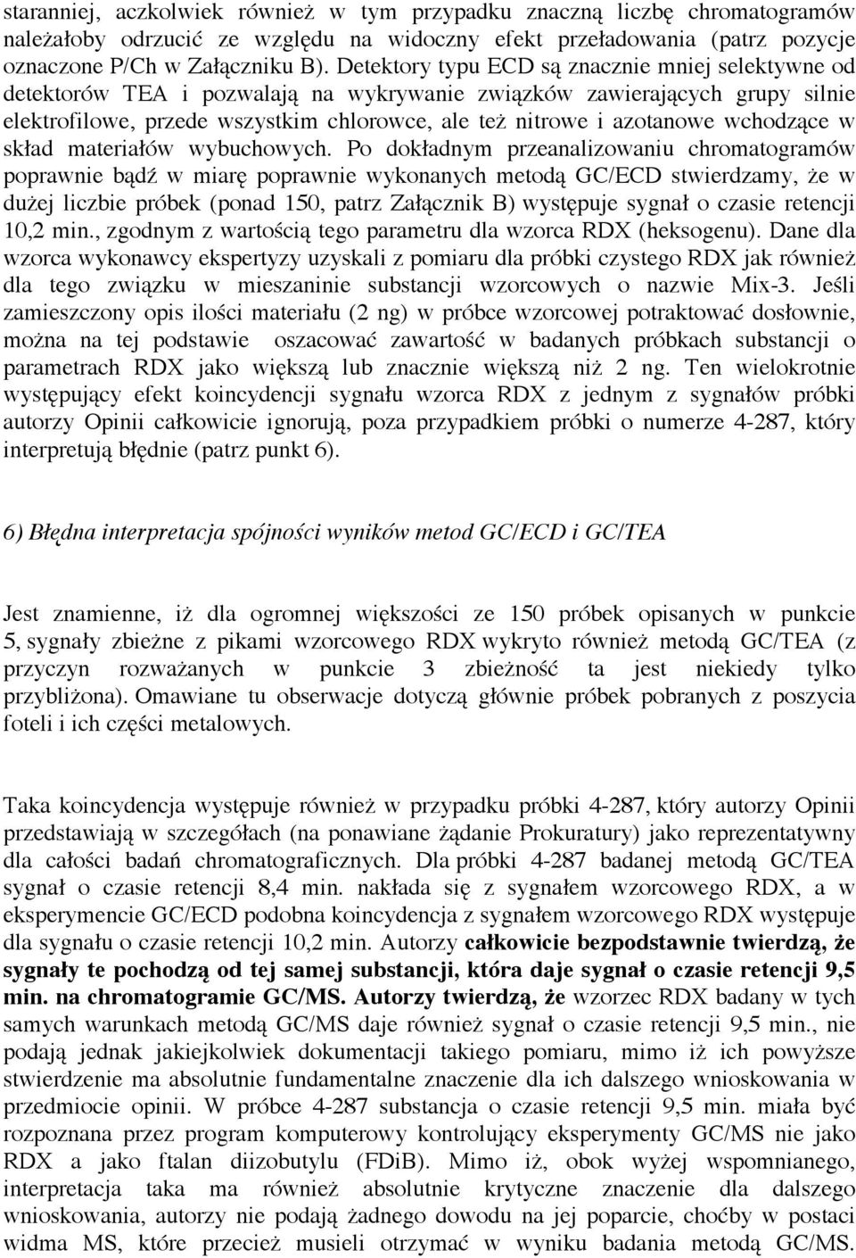 wchodzące w skład materiałów wybuchowych.