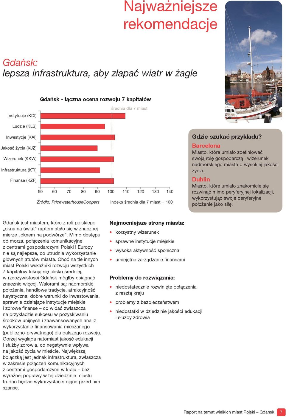 Barcelona Miasto, które umiało zdefiniować swoją rolę gospodarczą i wizerunek nadmorskiego miasta o wysokiej jakości życia.